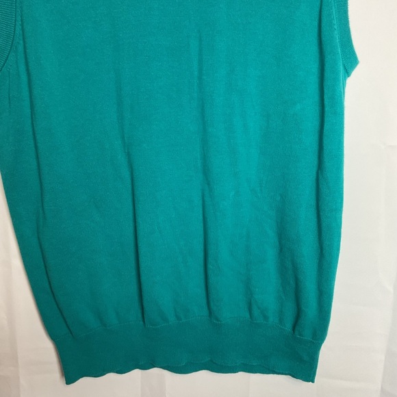 Chaps sweater sleeveless med green - Picture 4 of 6